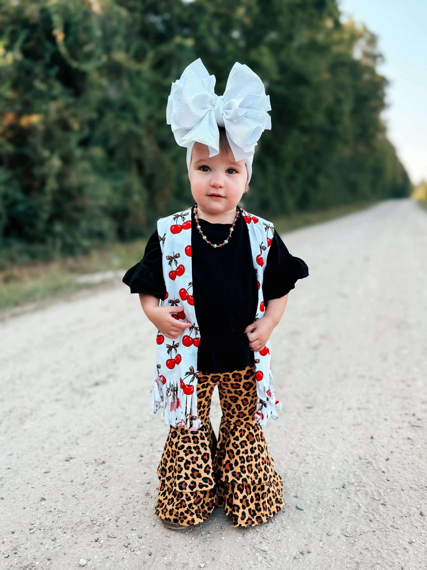 Cheetah Double Bell Bottoms