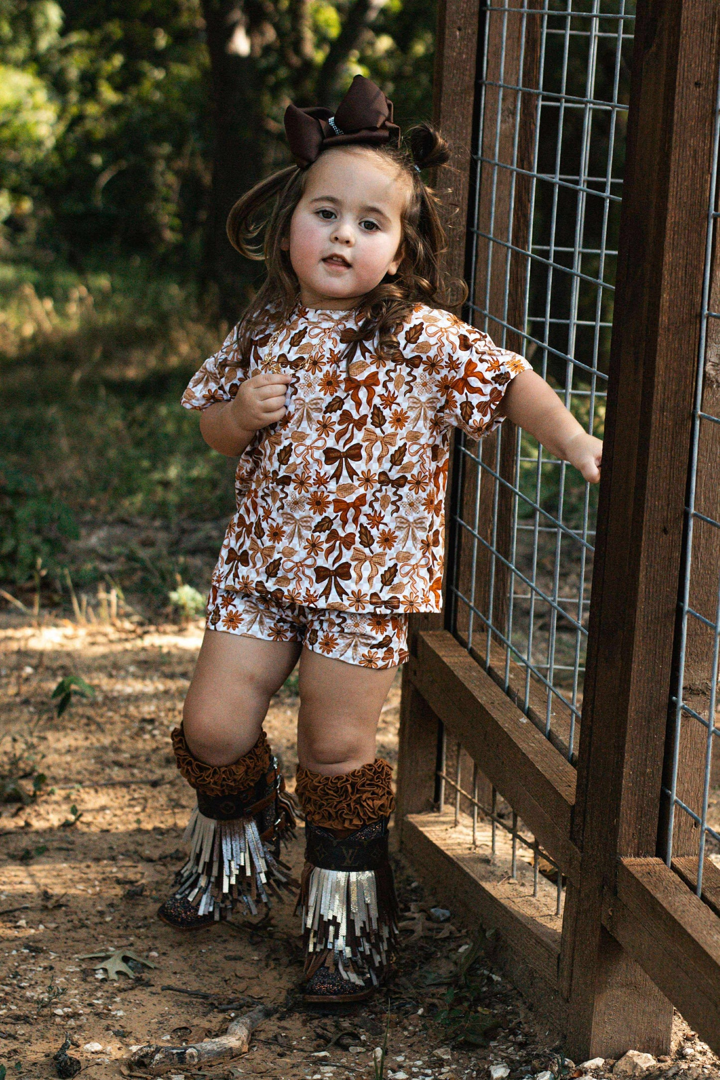 Pumpkin Spice Bows Oversized Set