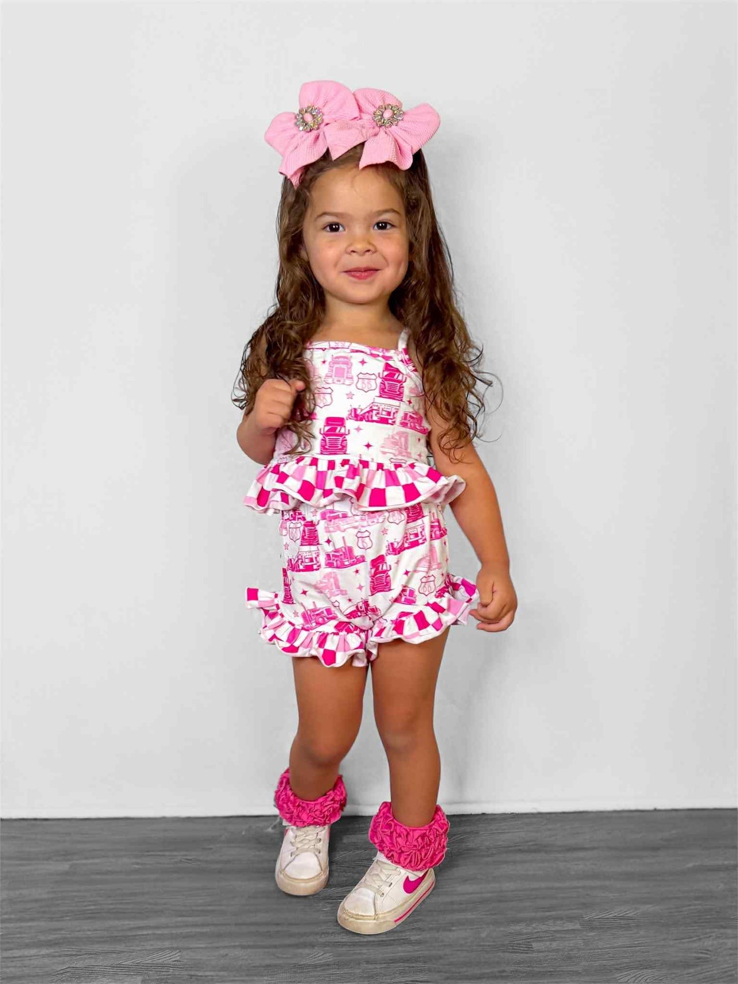 Pink Route BB Ruffled Set (FINAL SALE)