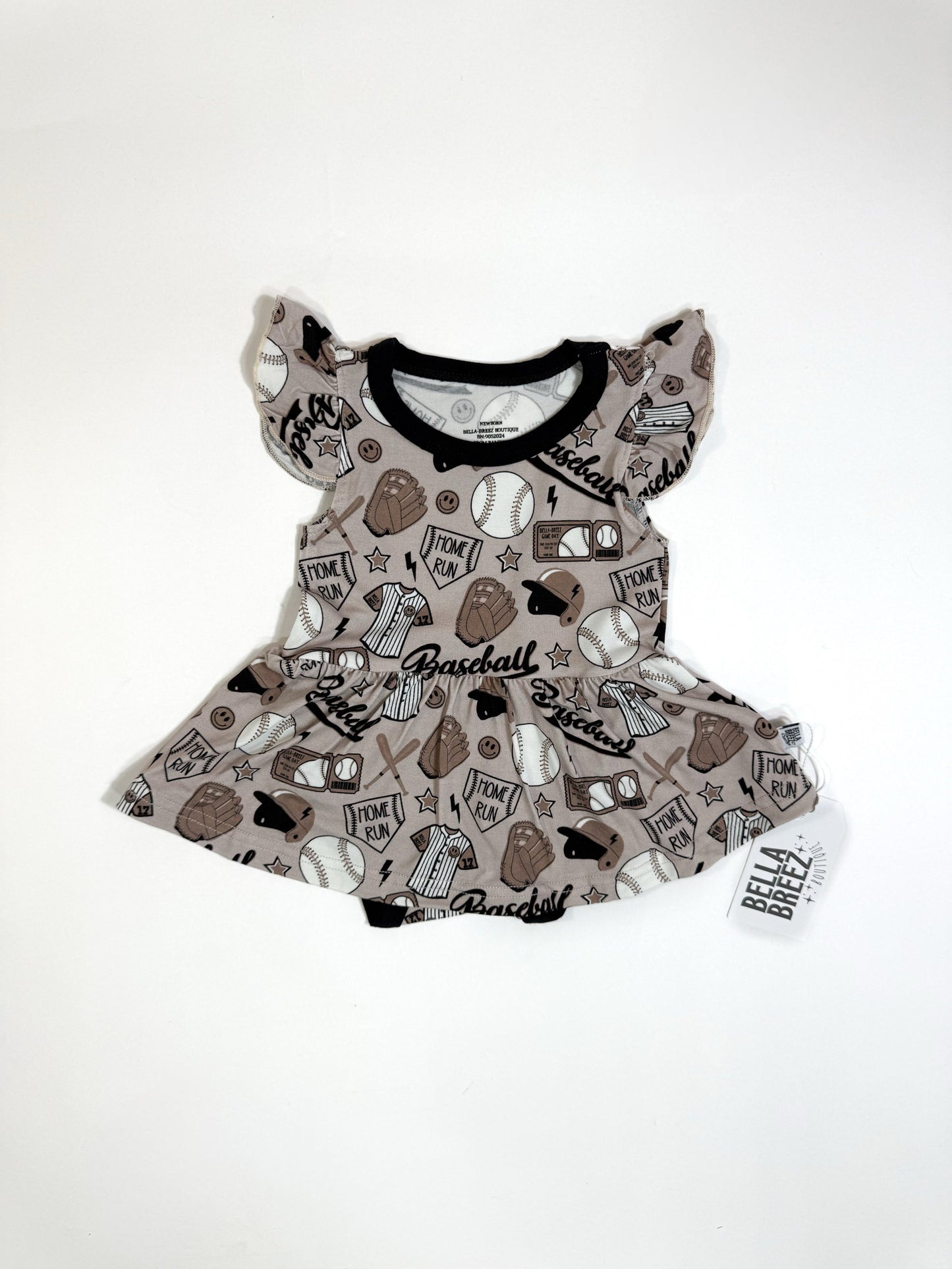 Game Day Bamboo Skirted Romper (FINAL SALE)