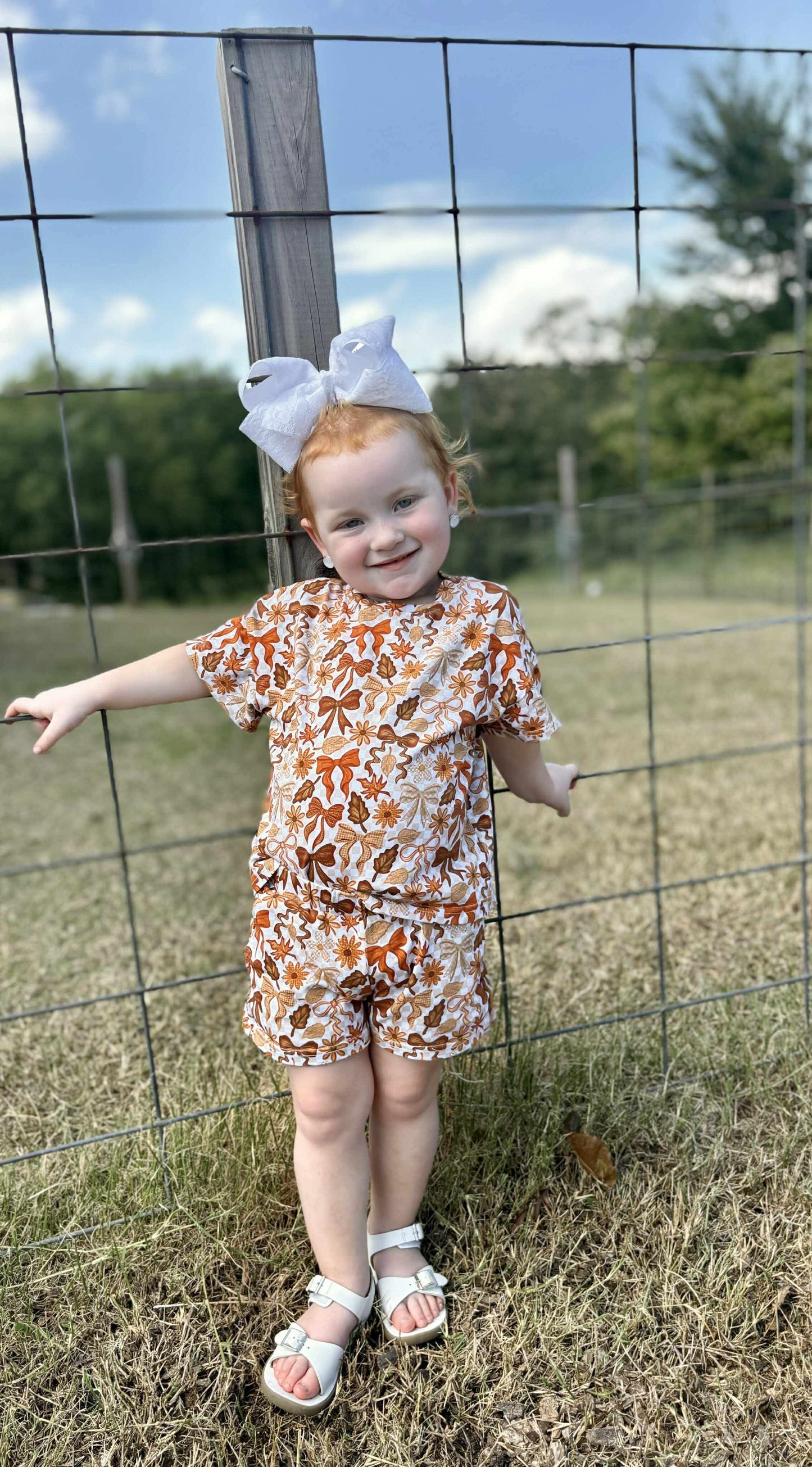 Pumpkin Spice Bows Oversized Set