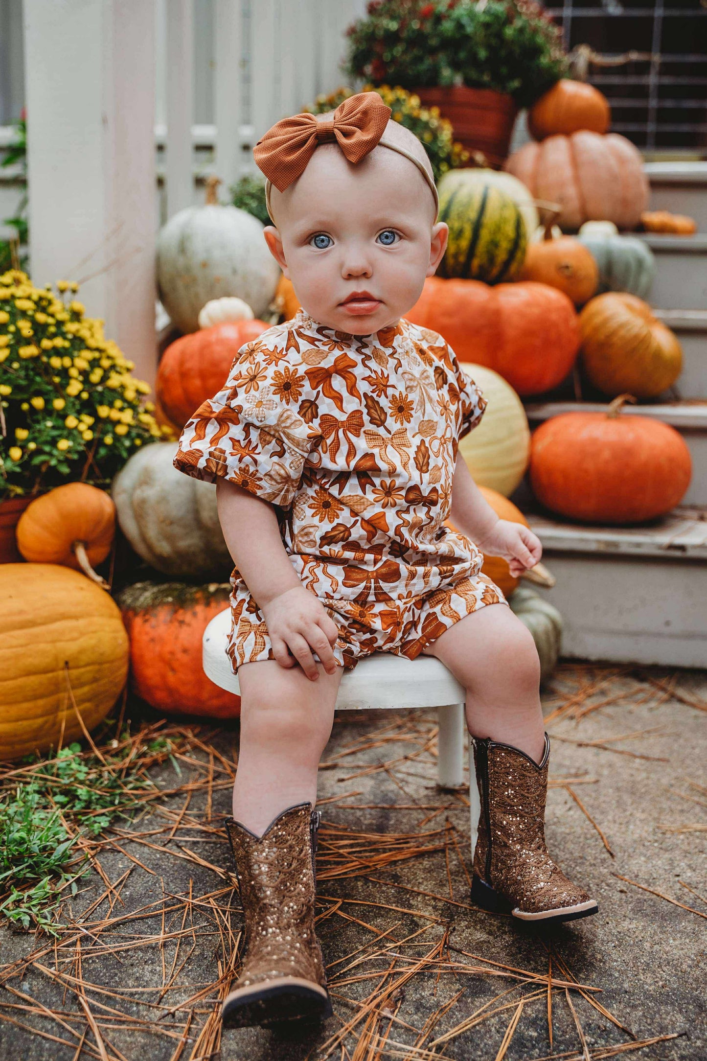 Pumpkin Spice Bows Oversized Set