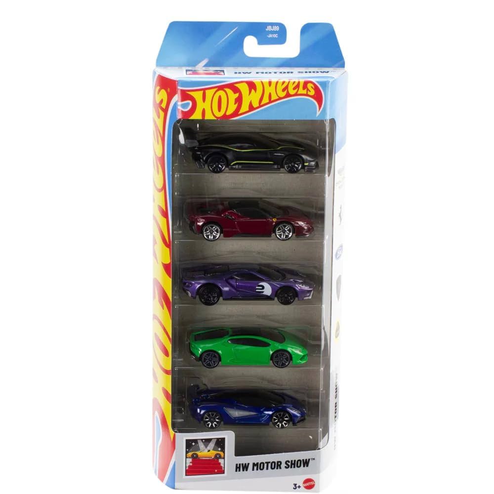 Hot Wheels / matchbox 5-cars Pack Assorted (Nissan, F1, Fast & Furious, Nightburnerz, Motor Show, & More)