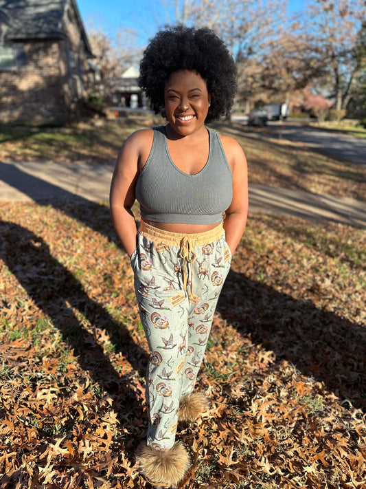 Hunting Adult Bamboo PJ Pants