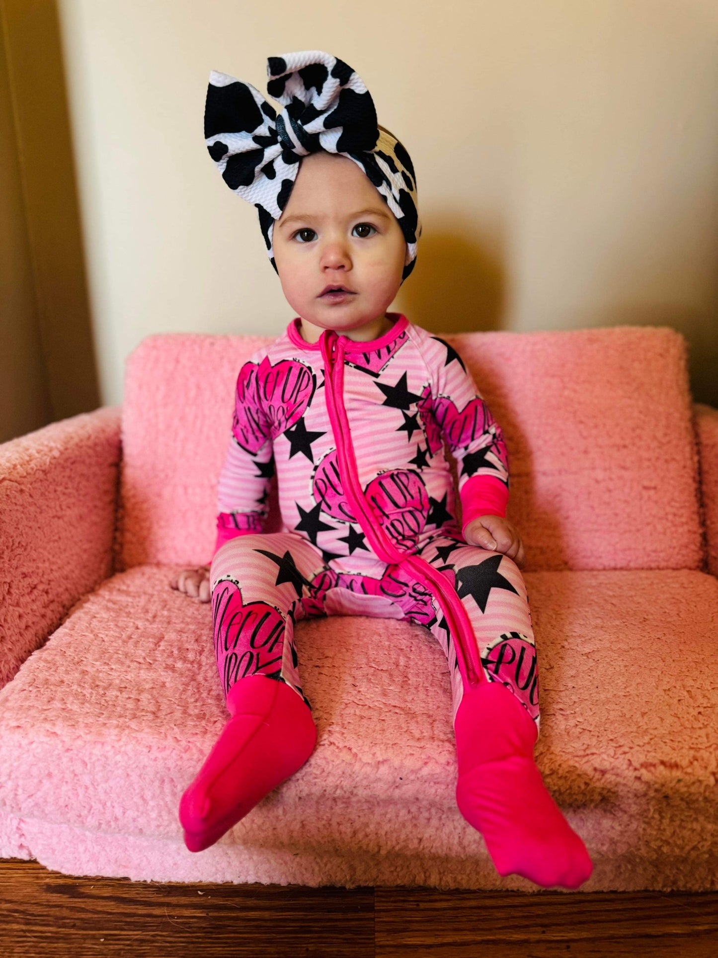 Pucker Up Cowboy Bamboo Sleeper (FINAL SALE)