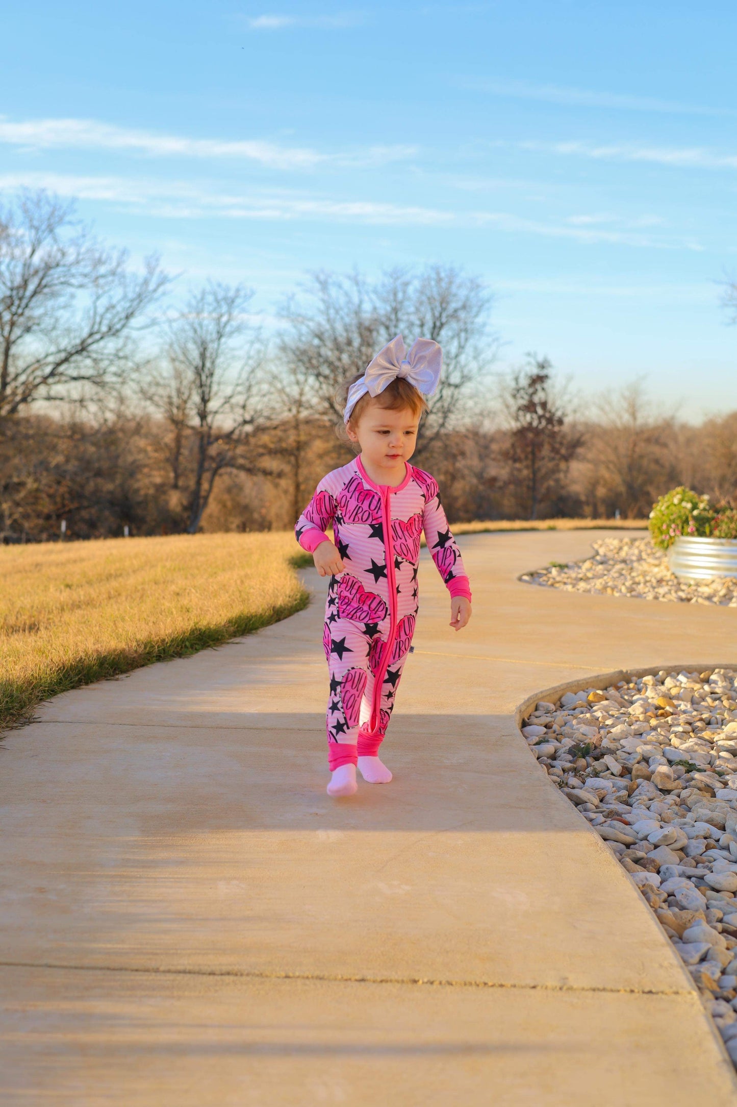 Pucker Up Cowboy Bamboo Sleeper (FINAL SALE)