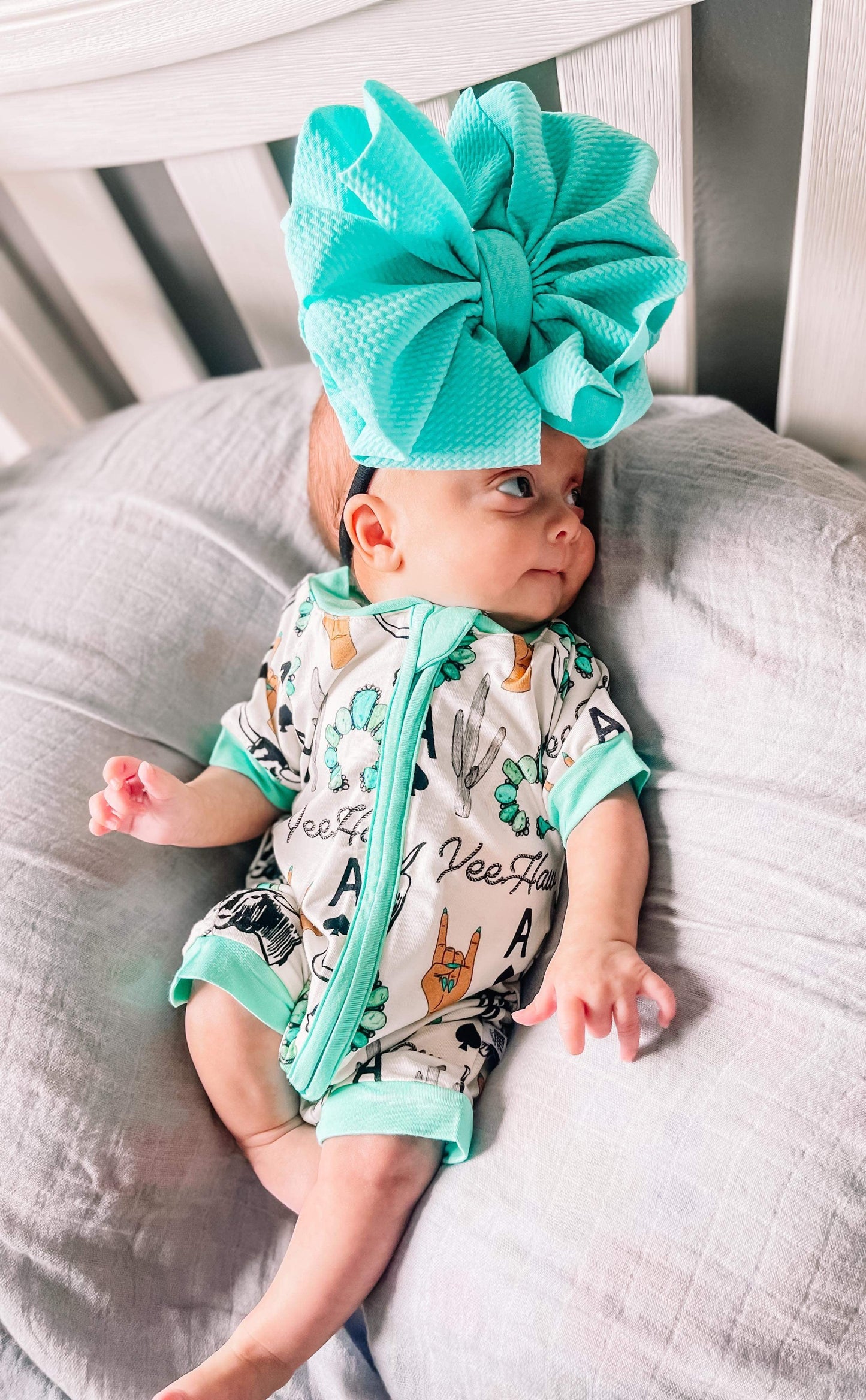 Yeehaw Bamboo Shortie Romper (FINAL SALE)