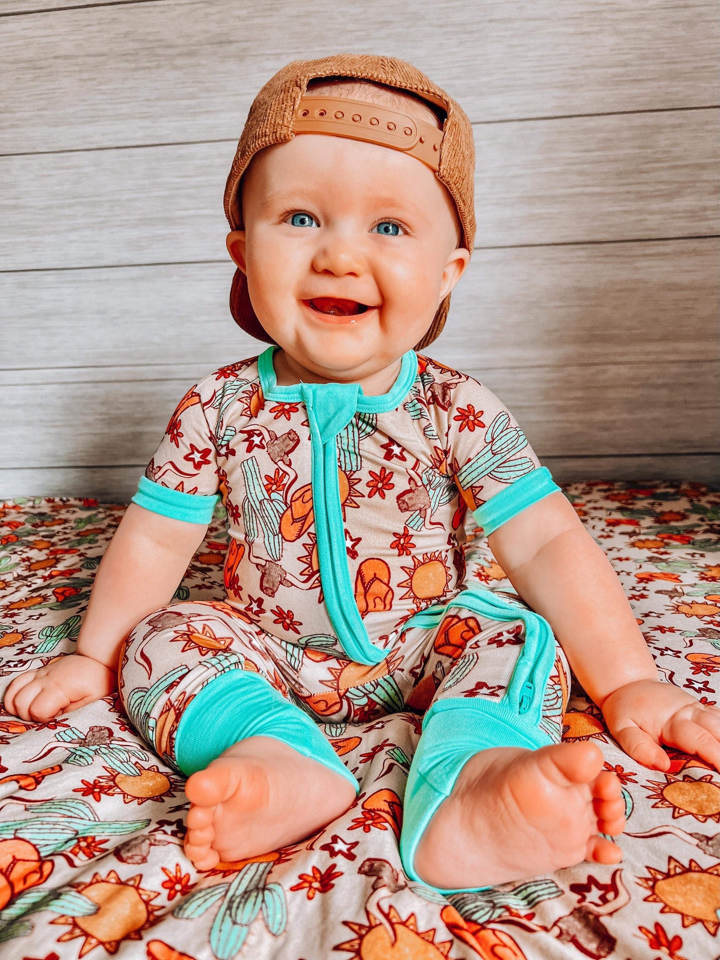 Wild West Short Sleeve Bamboo Sleeper (FINAL SALE)