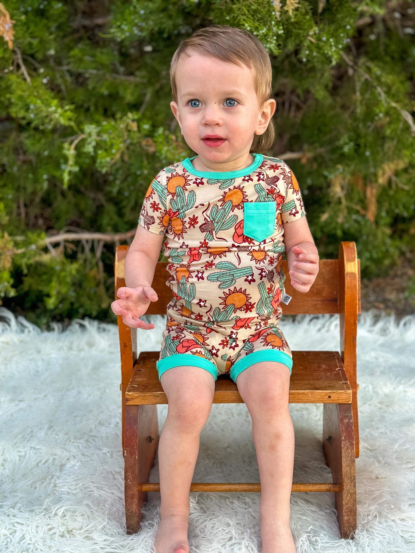 Wild West Bamboo Short Set (FINAL SALE)