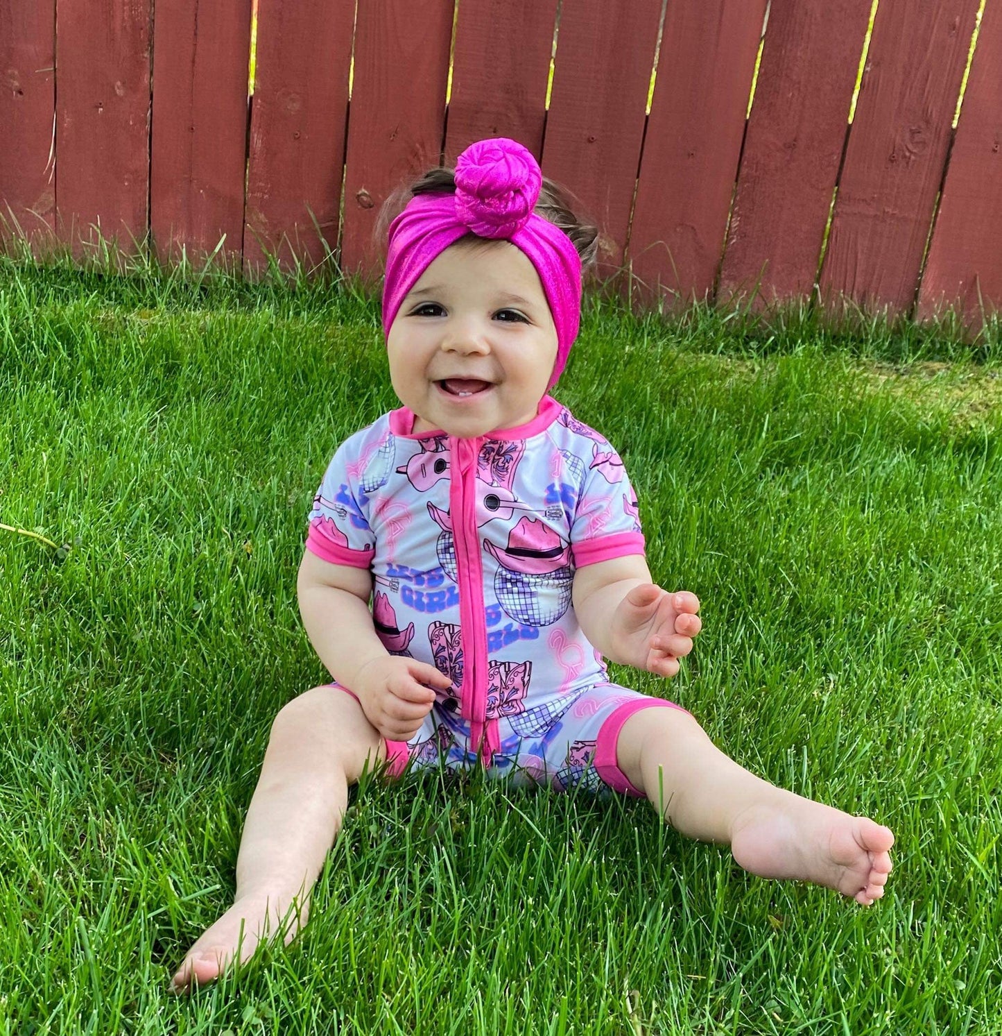 Let’s Go Girls Bamboo Shortie Romper (FINAL SALE)