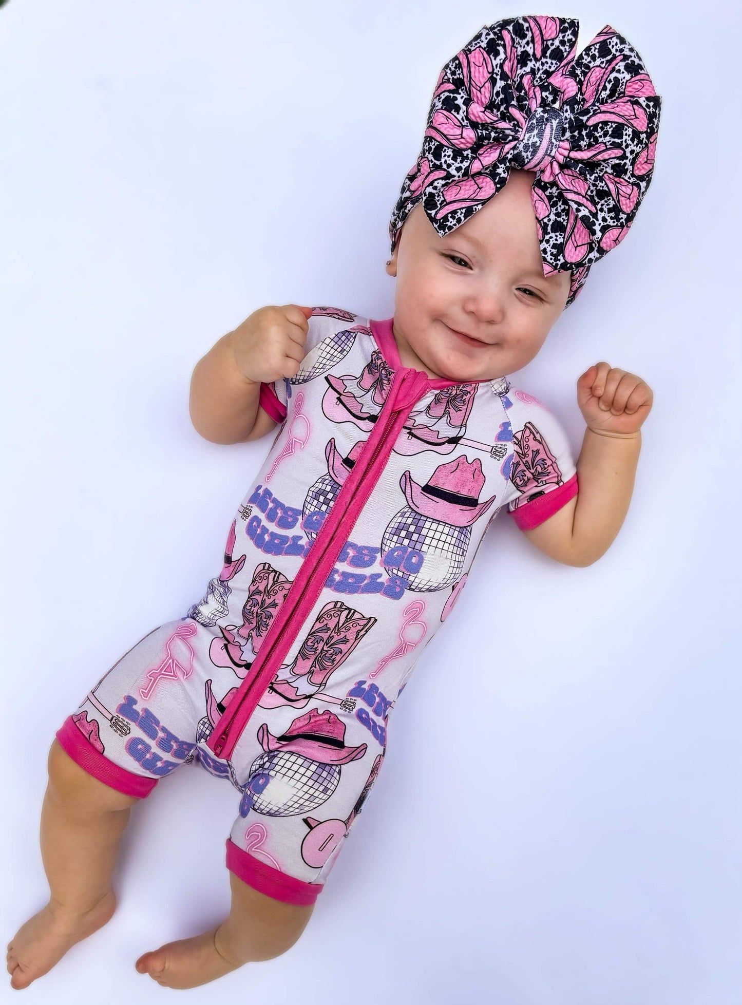 Let’s Go Girls Bamboo Shortie Romper (FINAL SALE)