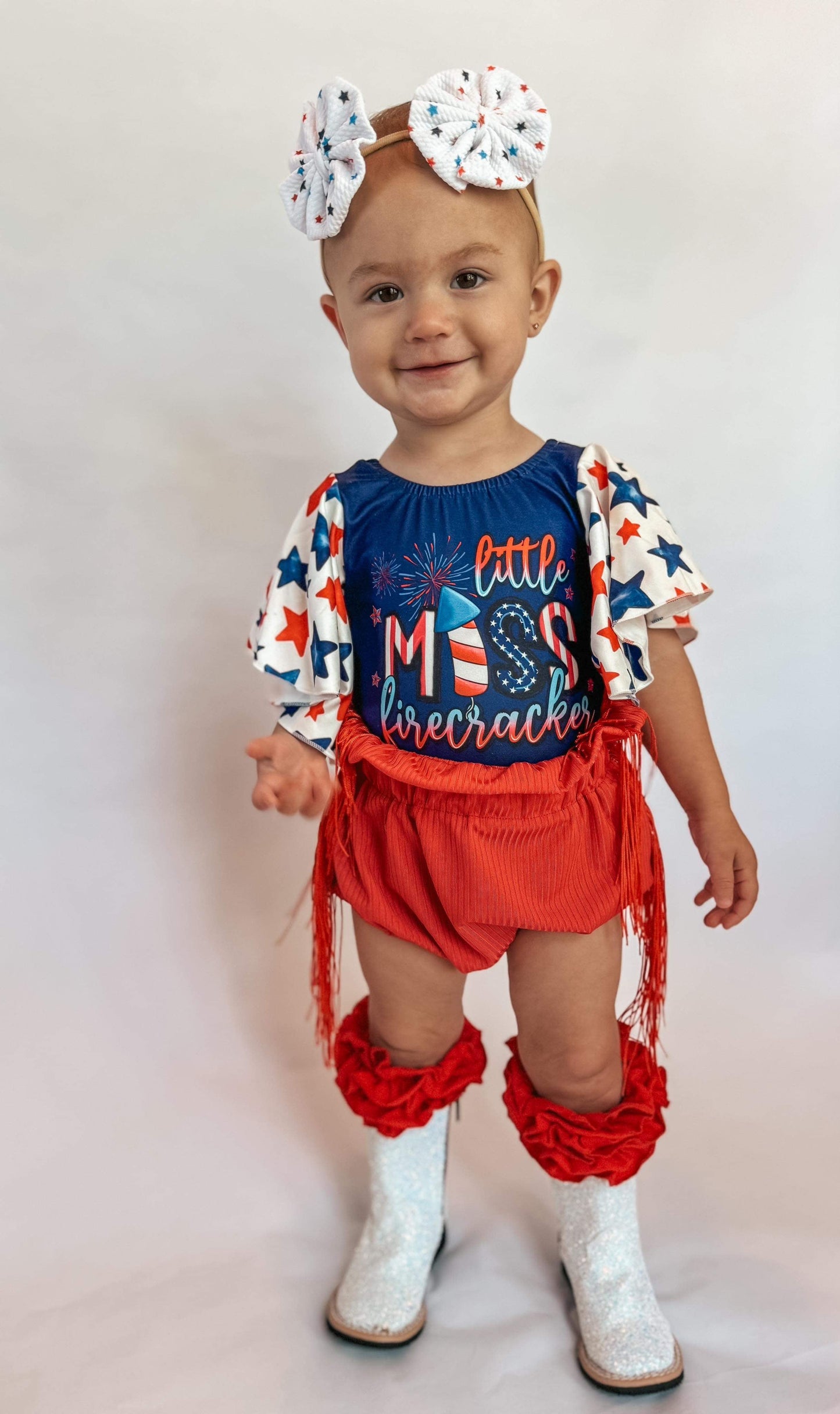 12/18 Months Red Fringe Bloomies (FINAL SALE)