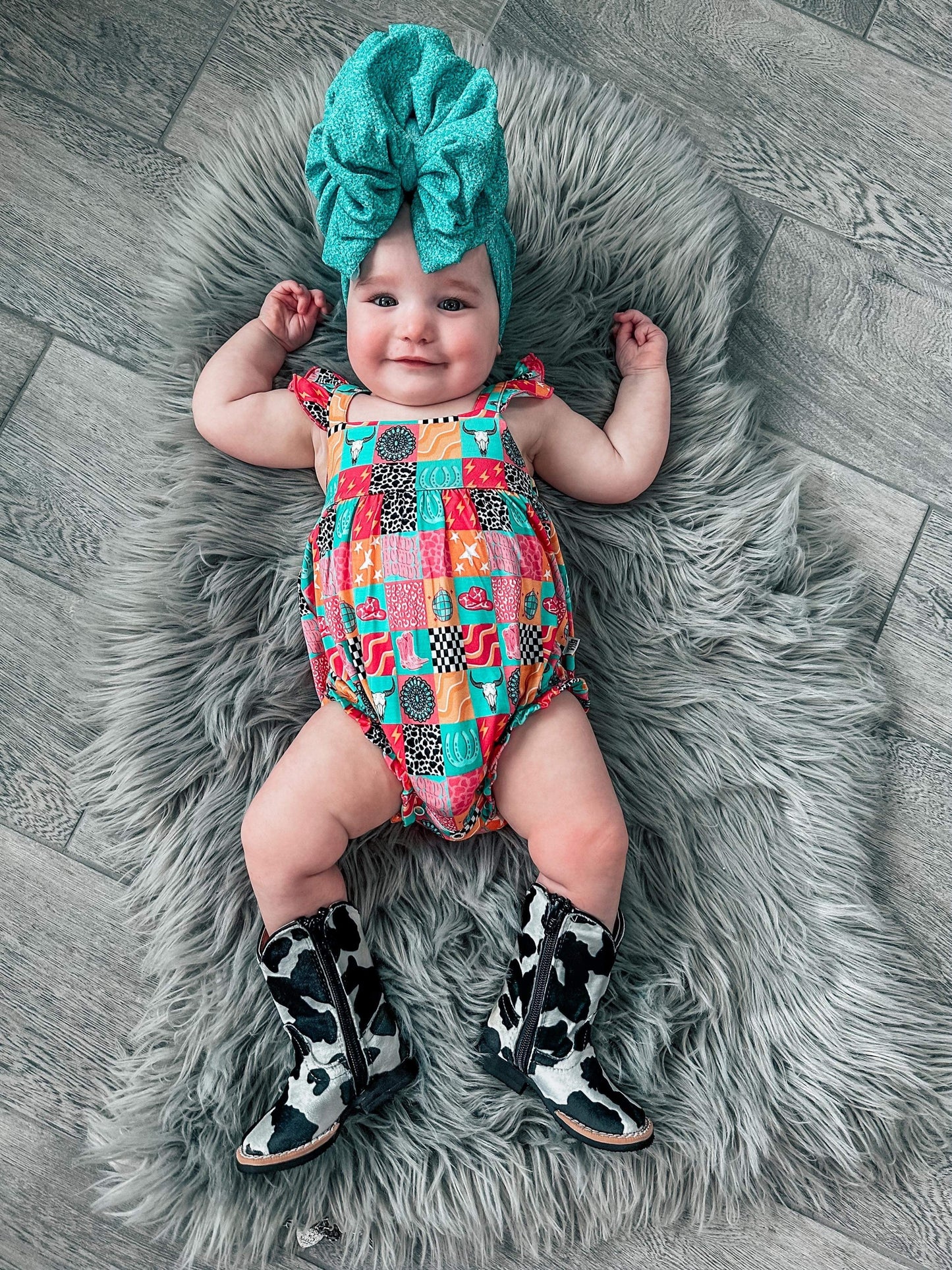 Howdy Bamboo Romper (FINAL SALE)