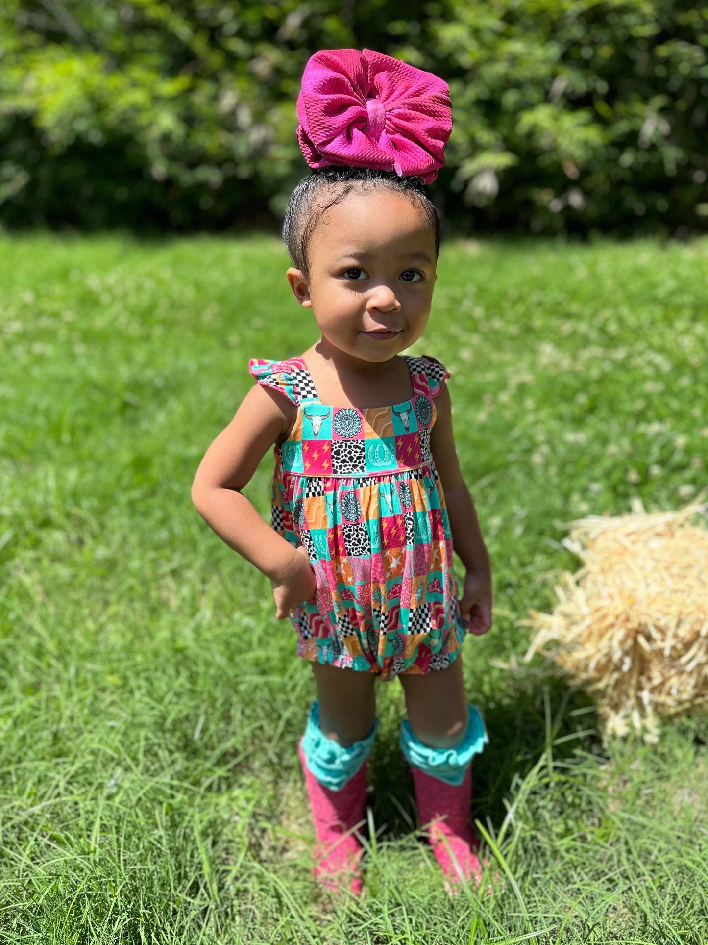 Howdy Bamboo Romper (FINAL SALE)