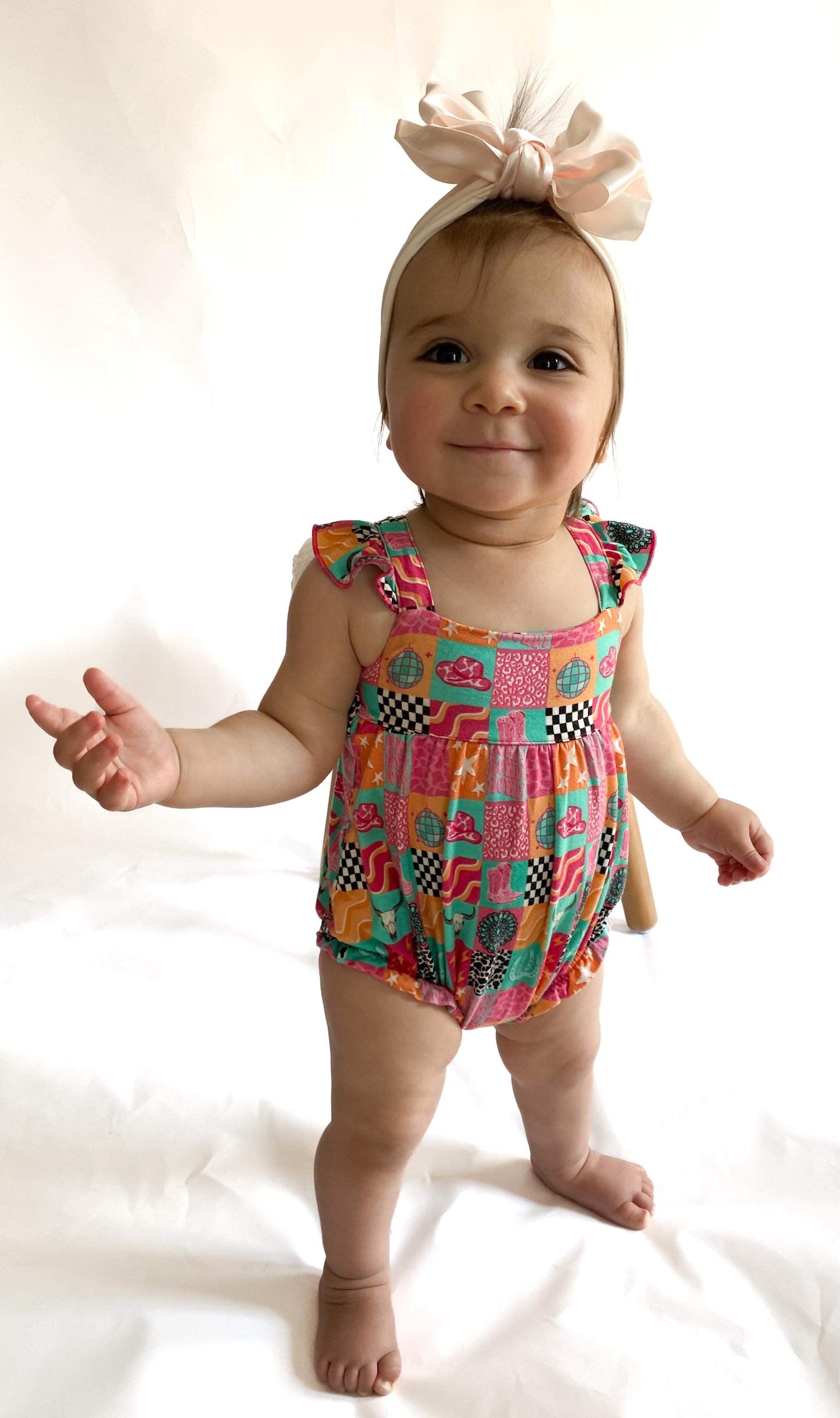 Howdy Bamboo Romper (FINAL SALE)