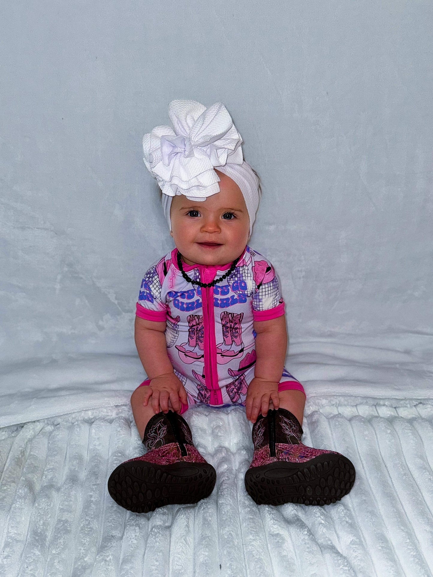 Let’s Go Girls Bamboo Shortie Romper (FINAL SALE)