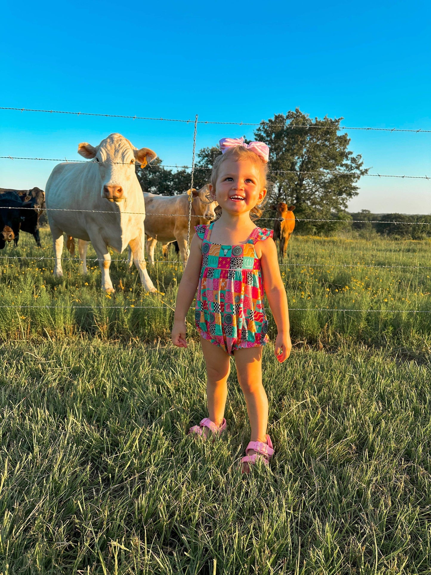 Howdy Bamboo Romper (FINAL SALE)