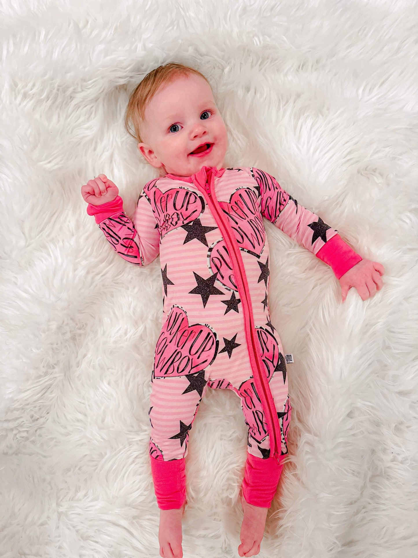 Pucker Up Cowboy Bamboo Sleeper (FINAL SALE)