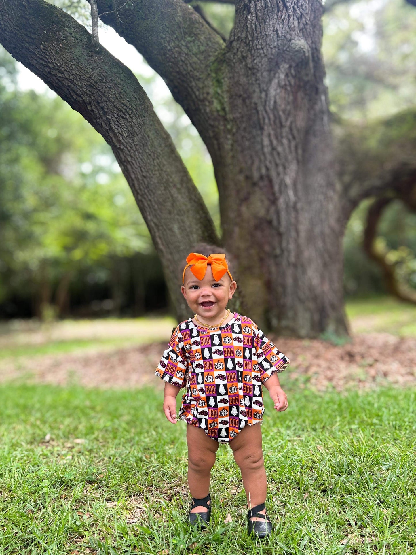 BOO Oversized Bamboo Romper (FINAL SALE)- ALL SIZES