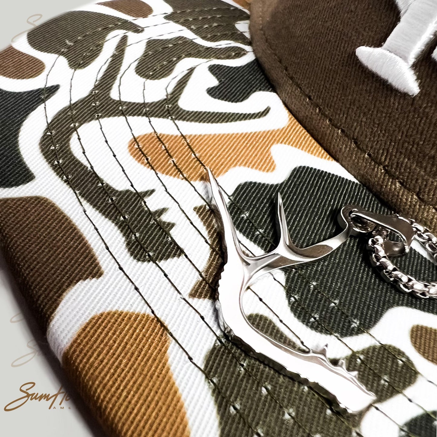 Deer Antler- Stainless Steel Necklace and Pendant *PREORDER*