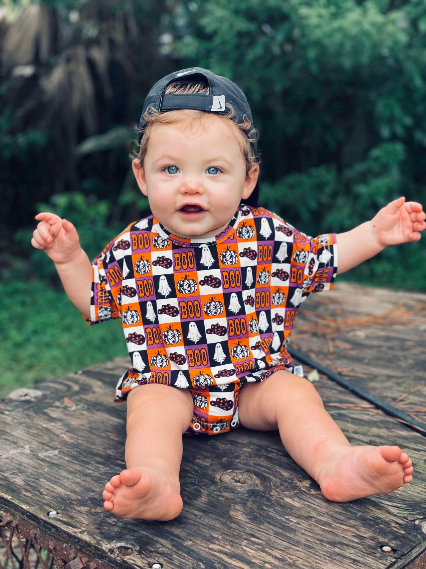 BOO Oversized Bamboo Romper (FINAL SALE)- ALL SIZES