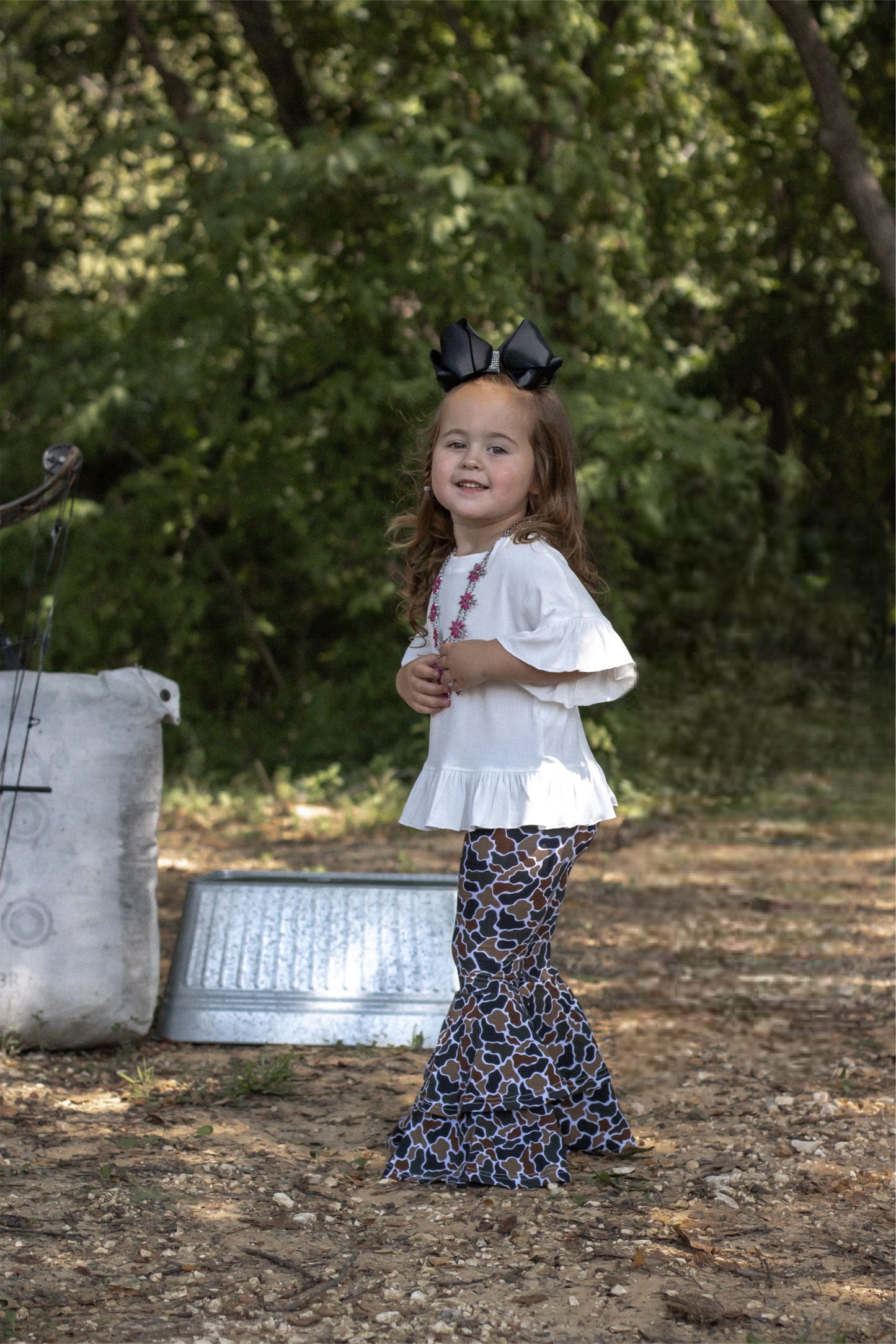 Camo Double Bell Bottoms