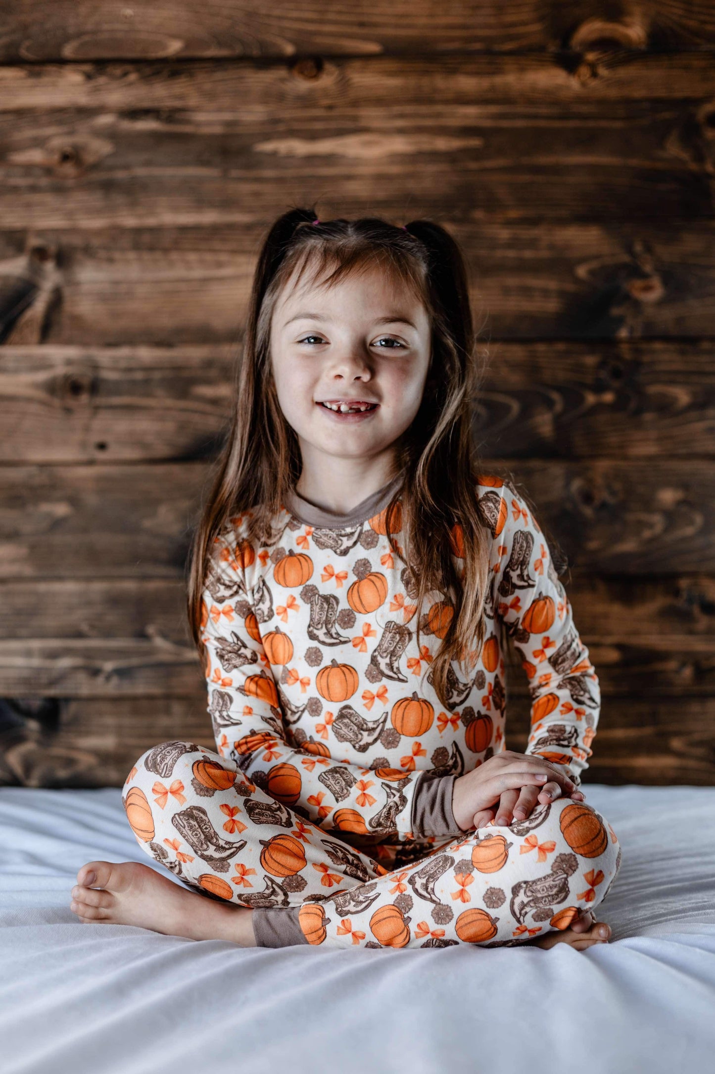 Howdy Pumpkin Bamboo Set (FINAL SALE) SIZES 18/24M, 4YR, 5YR, 6YR