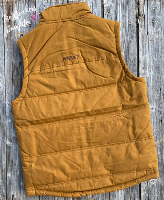 Ariat Men’s Chestnut Grizzly 2.0 Canvas Conceal and Carry Vest