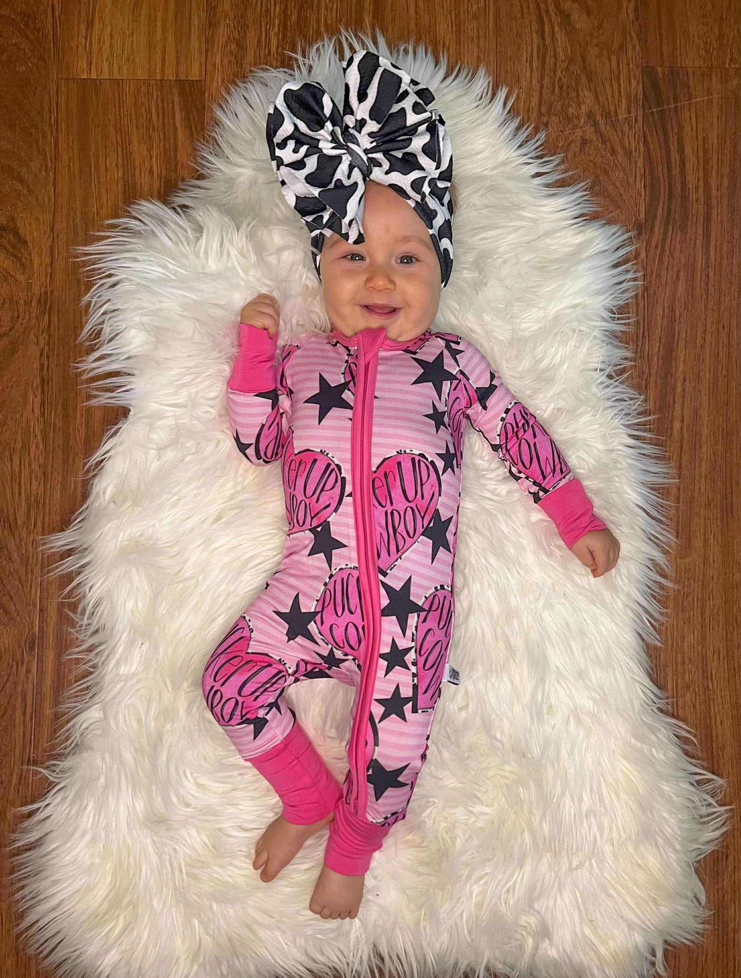 Pucker Up Cowboy Bamboo Sleeper (FINAL SALE)