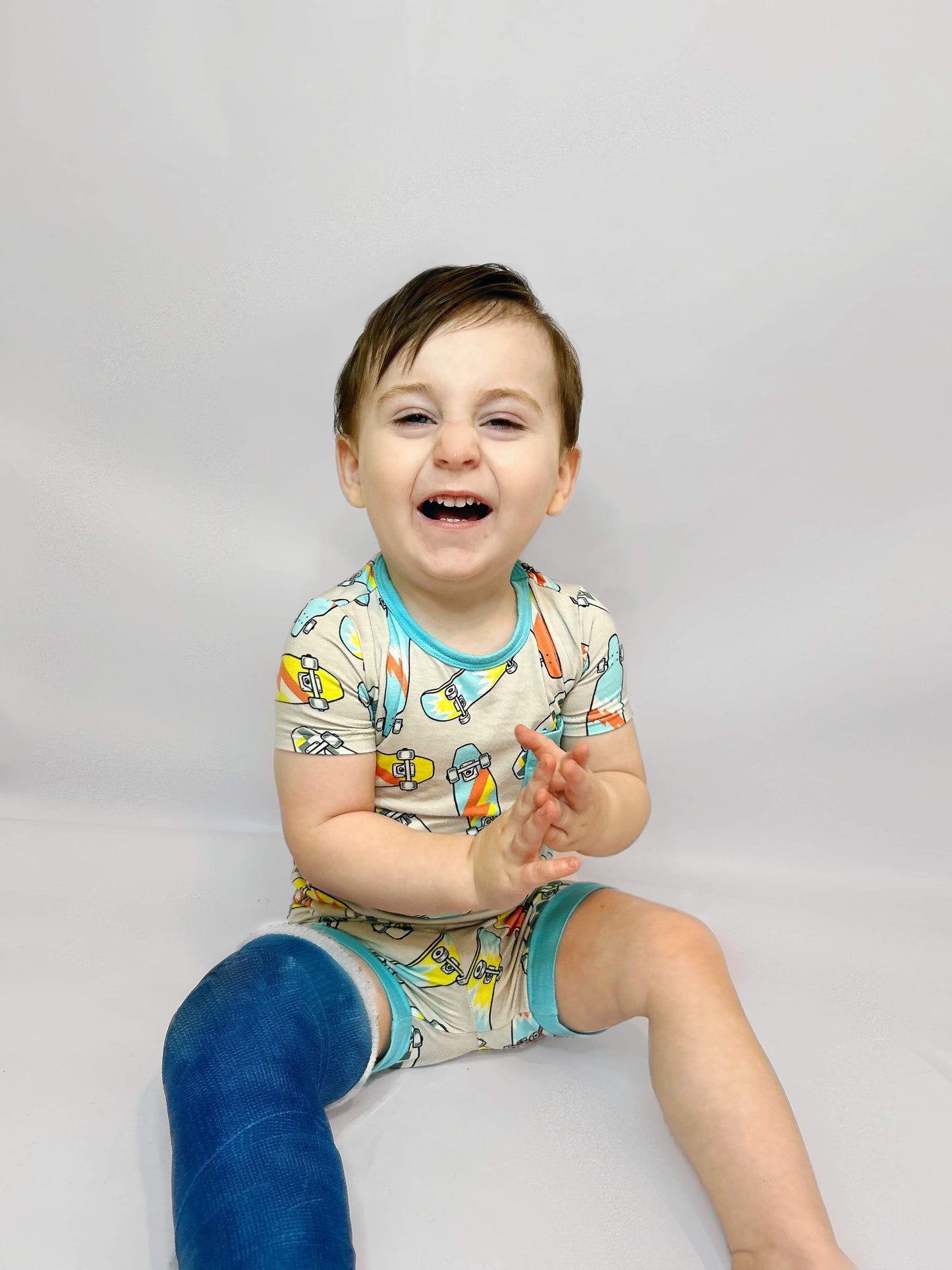 Skater Boy Bamboo Short Set (FINAL SALE)