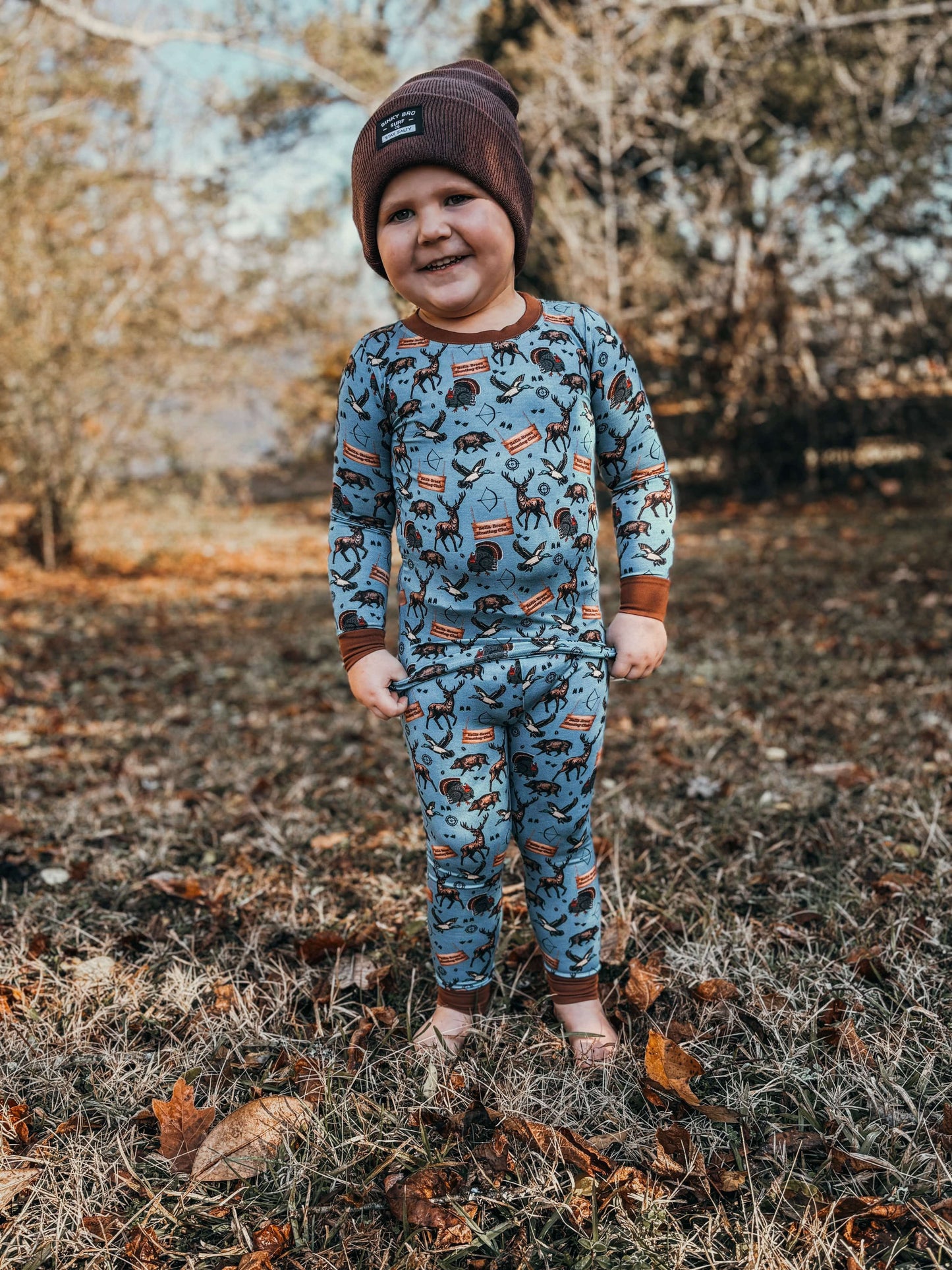 BLUE Bella-Breez Hunting Club Bamboo Set (FINAL SALE)