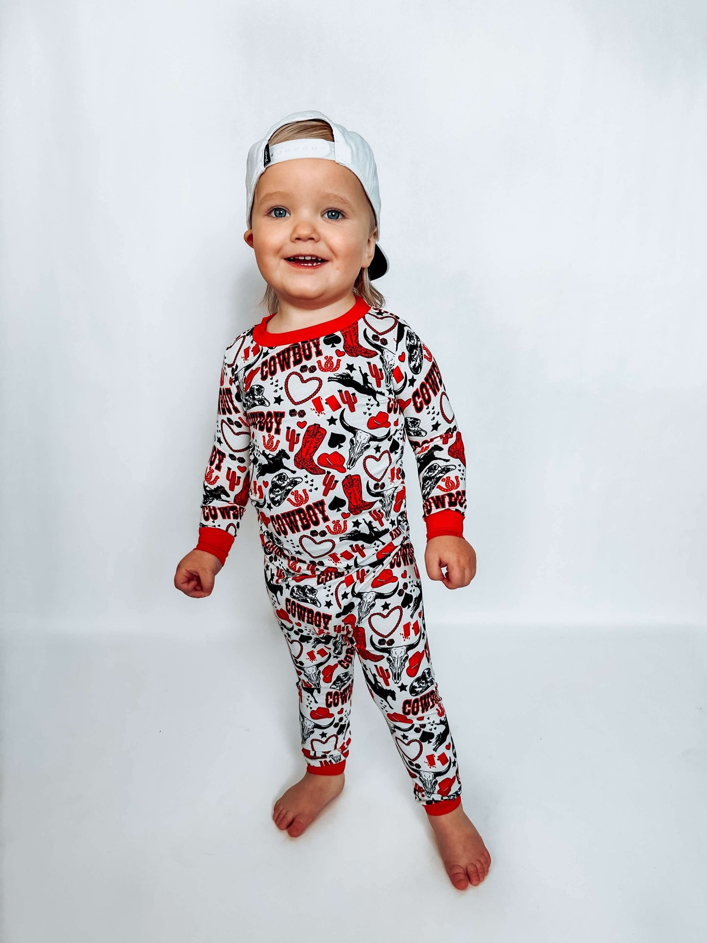 Red Cowboy Bamboo Set (FINAL SALE)