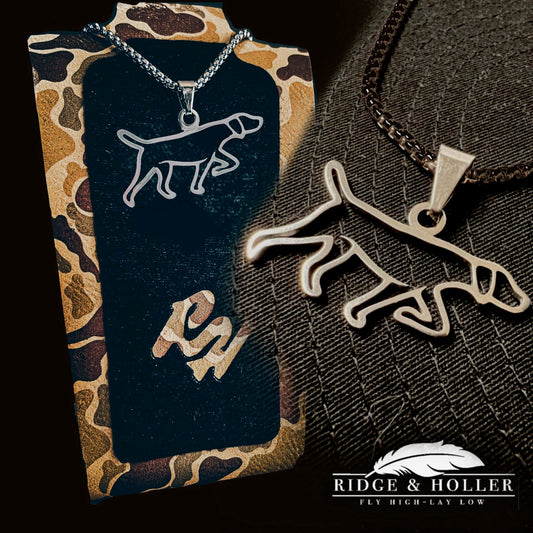 Dog- Stainless Steel Necklace and Pendant