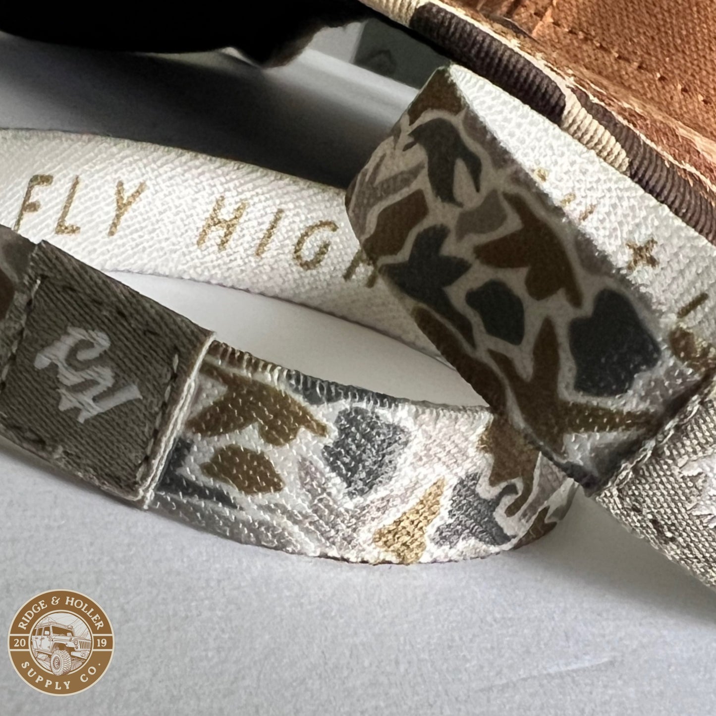 Fly High Lay Low “Duck” Camo Bracelet Tan *New Camo Design* *PREORDER*