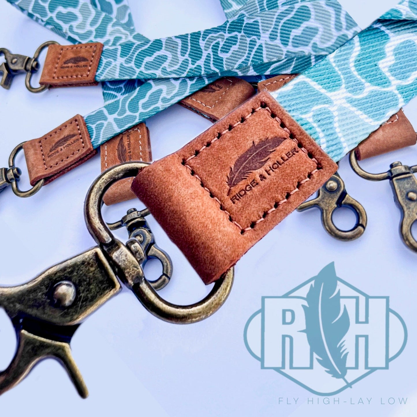 Fly High Lay Low Camo Wrist Lanyard