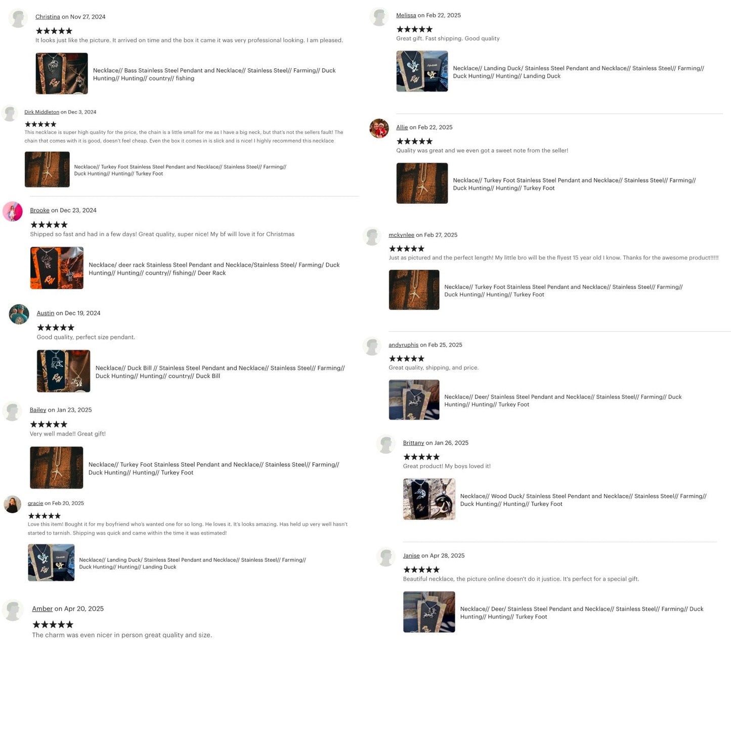 Kentucky- Stainless Steel Necklace and Pendant States Series