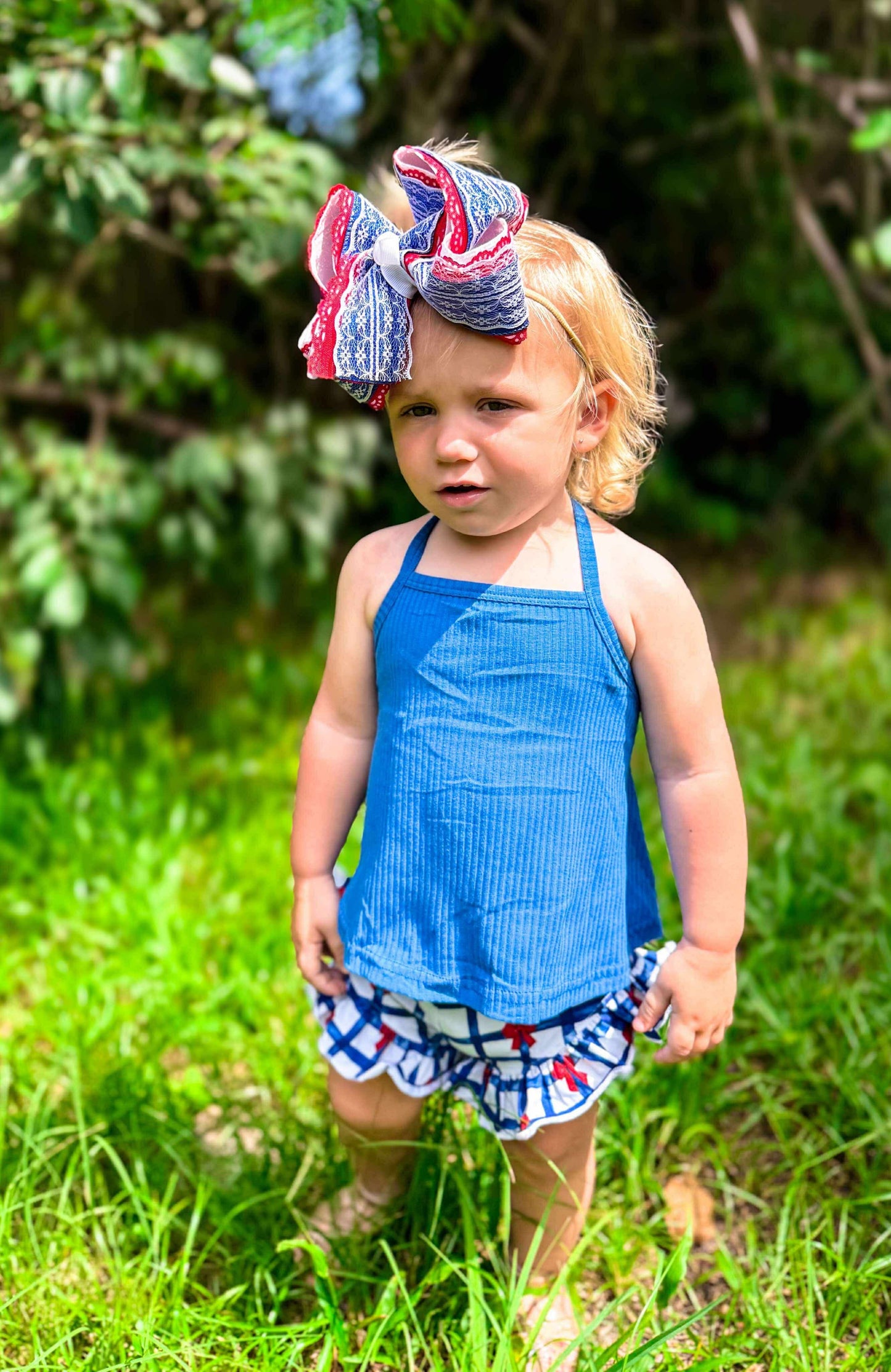 True Blue Swing Top (FINAL SALE)