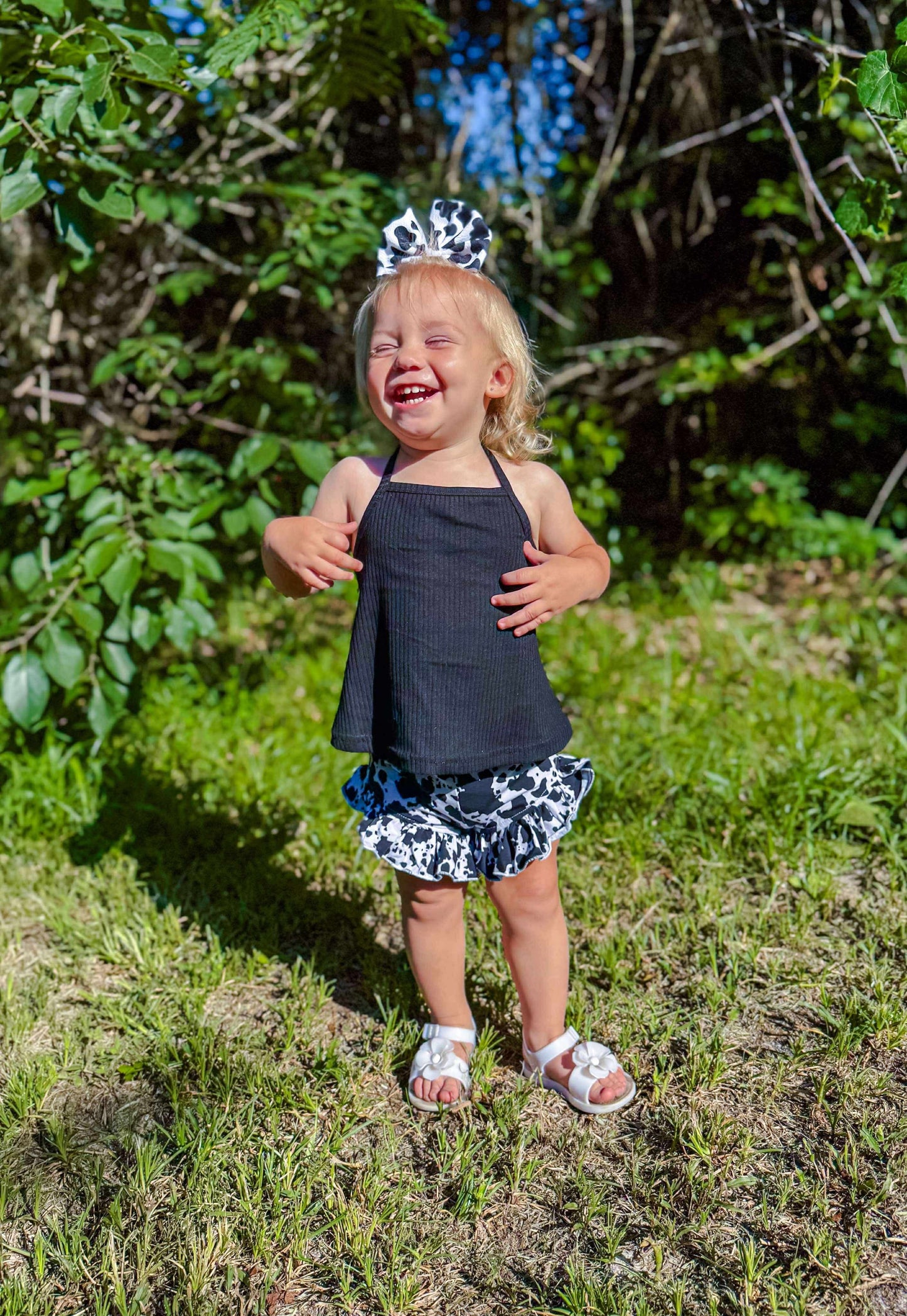 Cow Print Shorties (FINAL SALE)