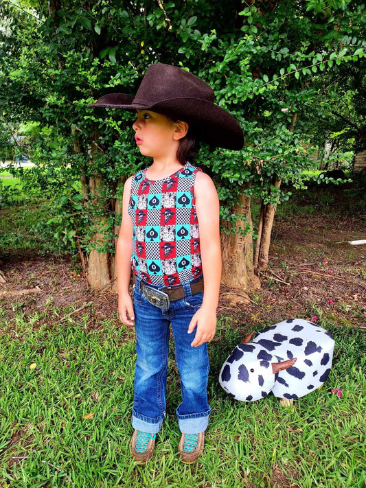 Outlaw Arcade Tank Bubble Romper (FINAL SALE)