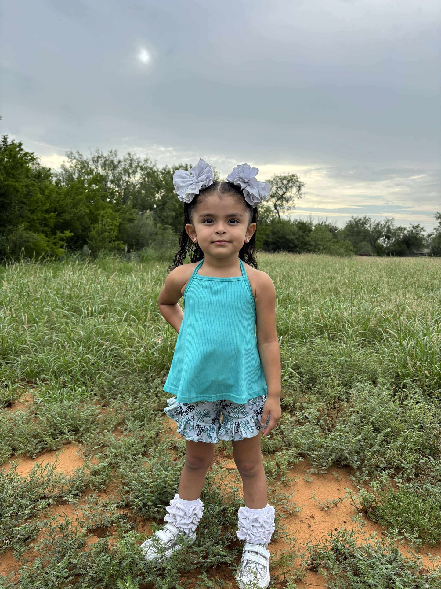 Teal swing top (FINAL SALE)