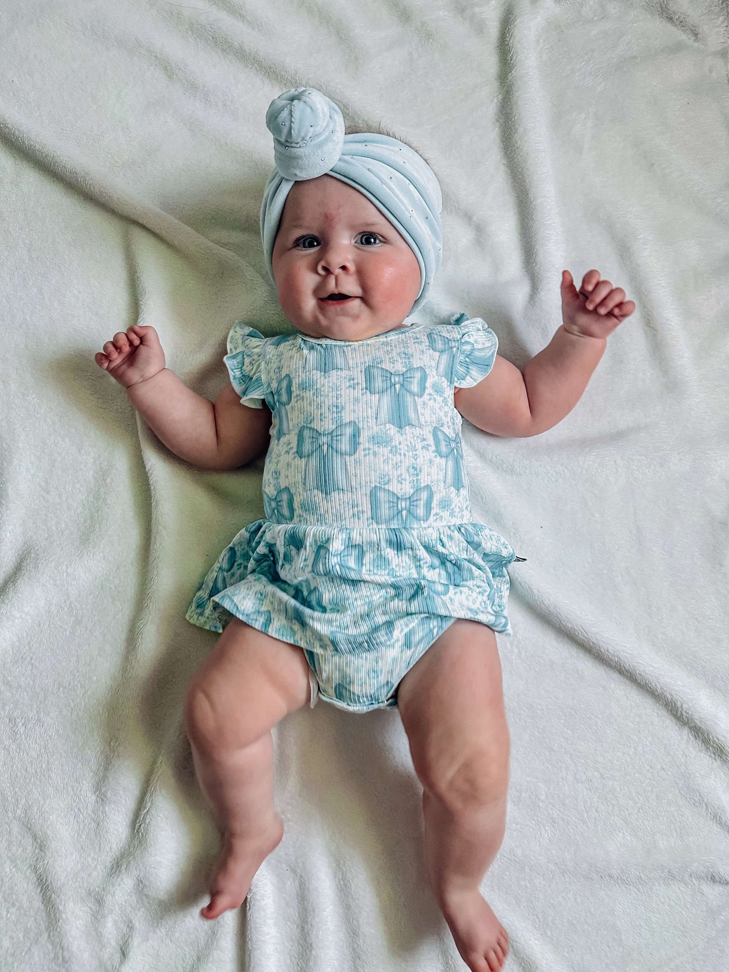 Blue Ribbon Dreams Bamboo Skirted Romper