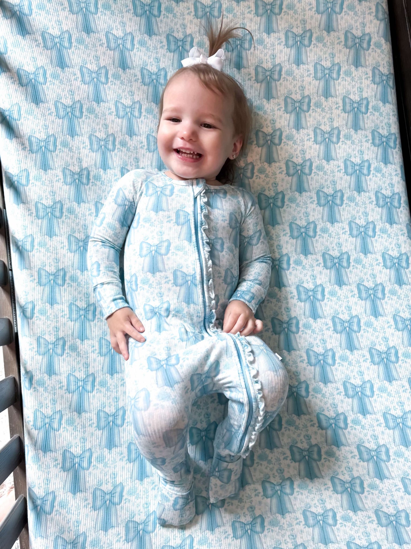 Blue Ribbon Dreams Bamboo Crib Sheet