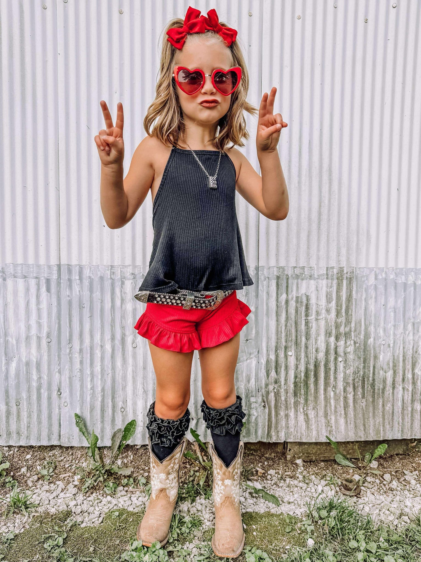 Cherry Red Shorties (FINAL SALE)