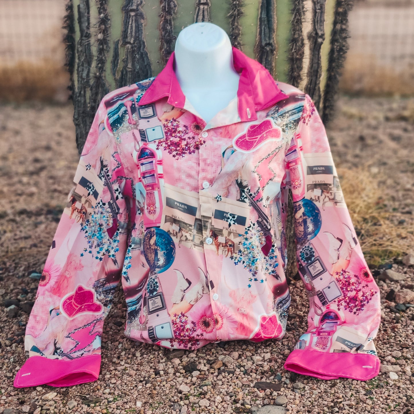 Pretty In Pink Button Down