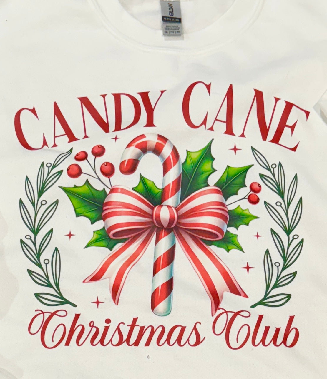 Candy Cane Club - Side Bow Sweatshirt