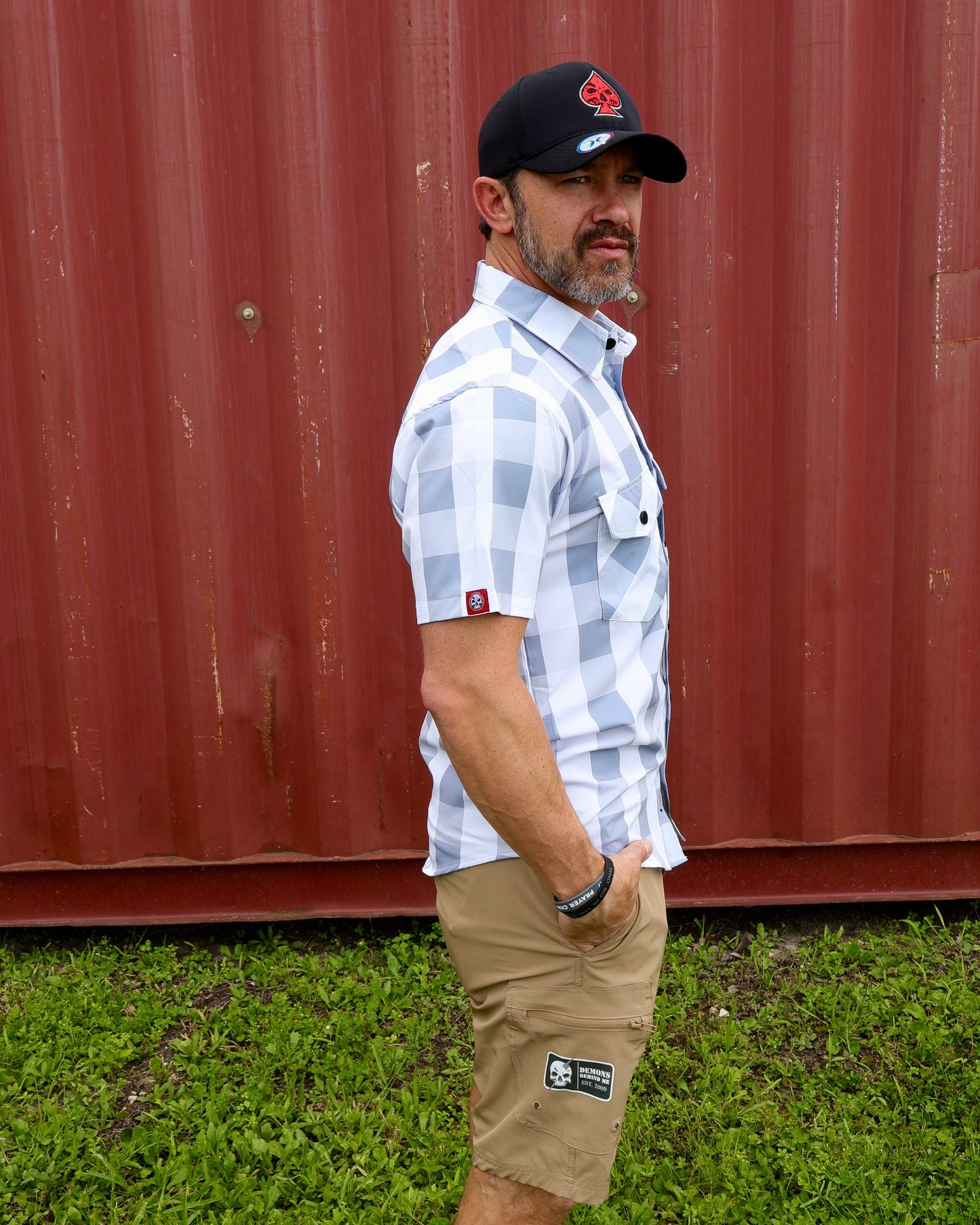 The "Great White" Light-Weight 4-Way Stretch Button Up