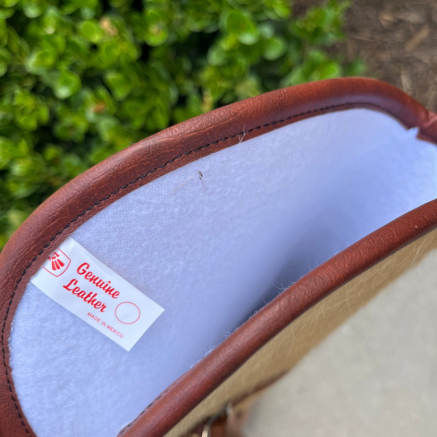 Leather Rifle & Shotgun Scabbard - Beige Cowhair