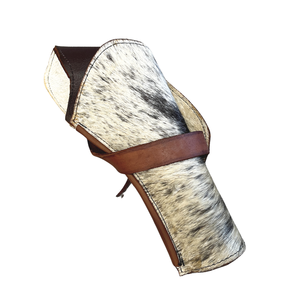 Cross Draw Western Holster | Real Cowhide - Speckled