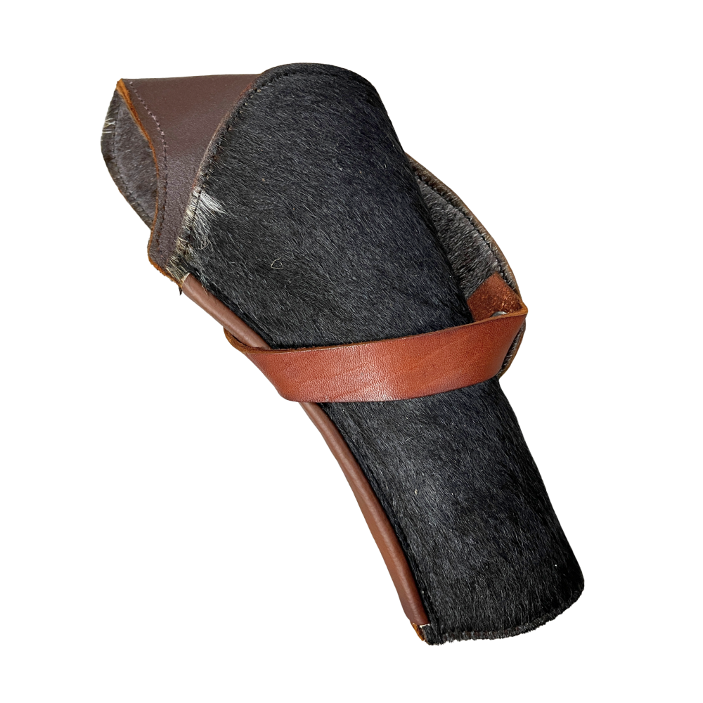 Cross Draw Western Holster | Real Cowhide - Solid