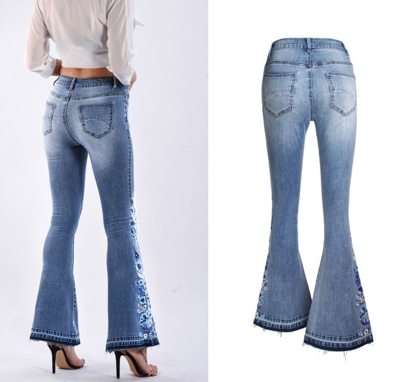"Riley" Flared Denim Jeans